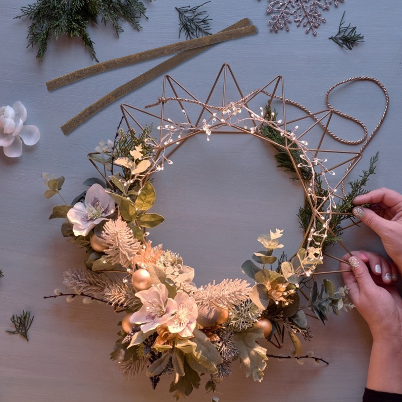 Embellishment Crafts - 30Pcs Exquisite DIY Wood Craft Sticks