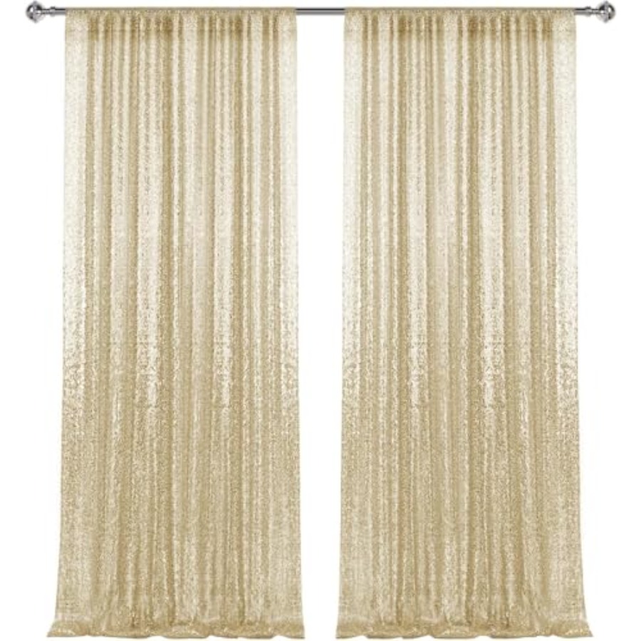 Sequin Fabric Panel - Photography backdrop curtains for weddings and