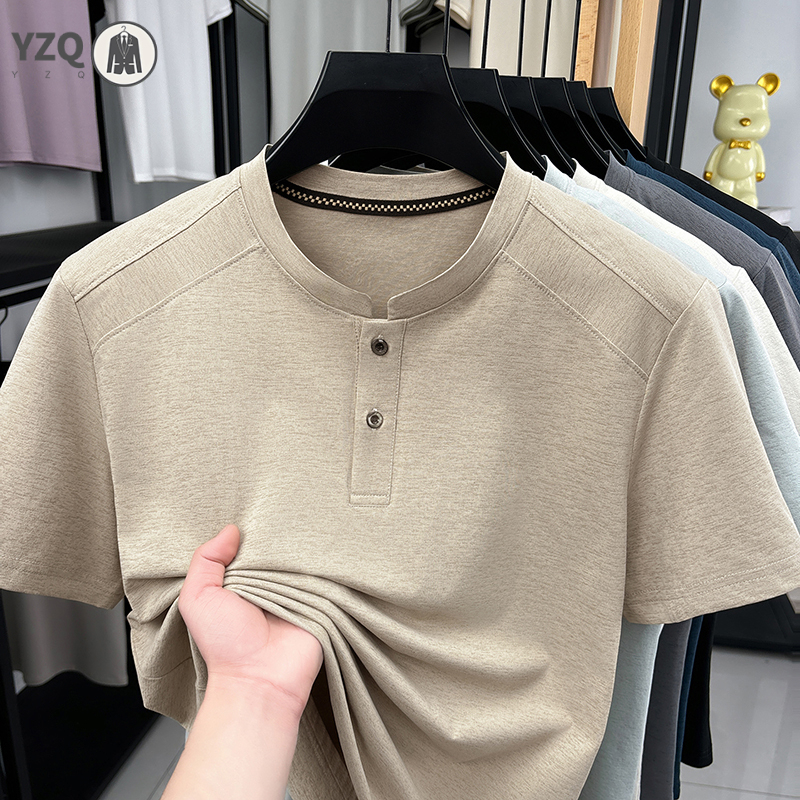 2026 Fashion Men's Henley Neck - Embellish Knit recensie en prijs