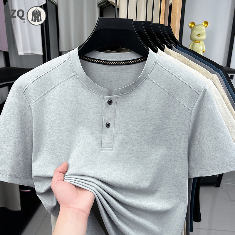 2026 Fashion Men's Henley Neck - Embellish Knit recensie en prijs