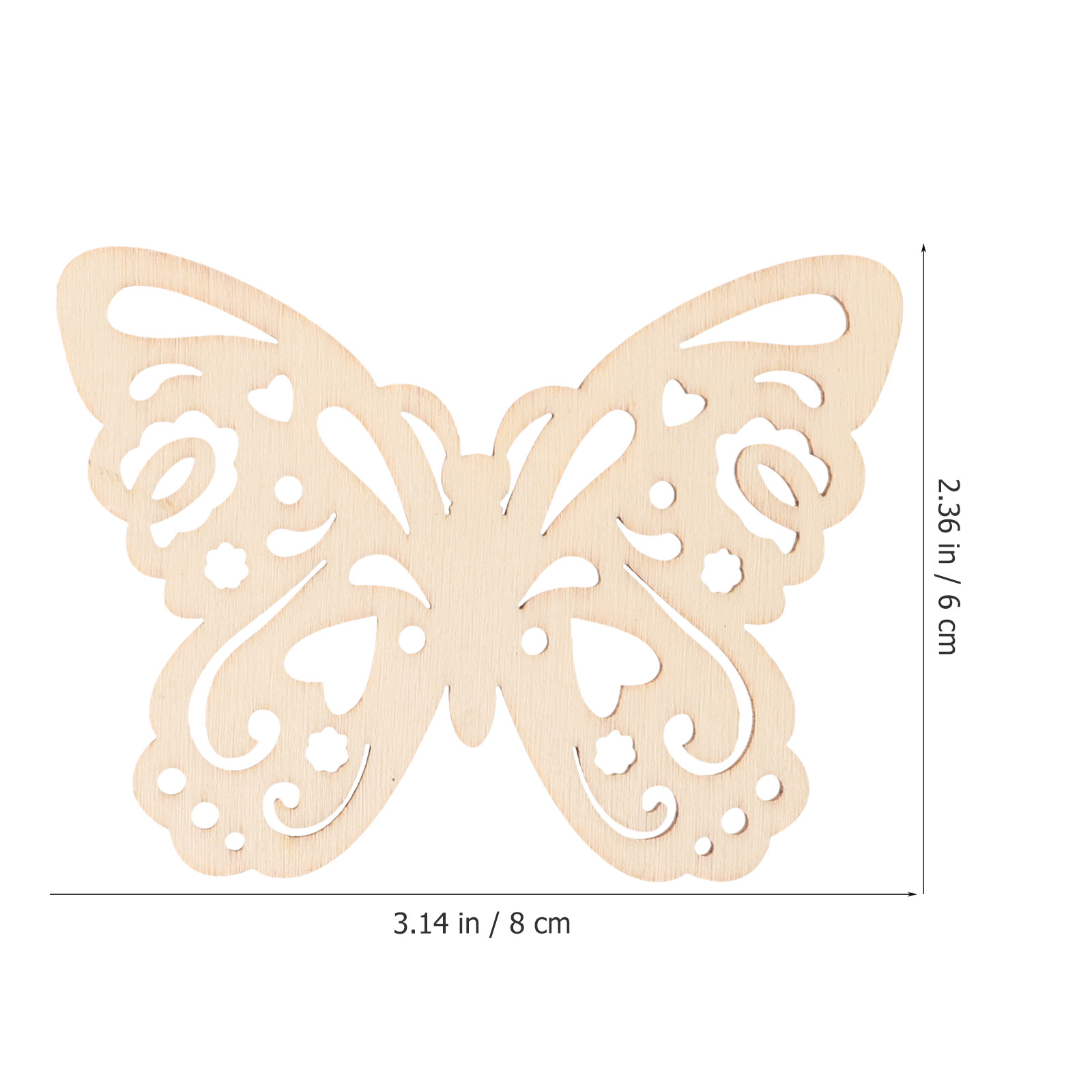 10Pcs 80Mm Natural Wood Slice  - Christmas Craft Embellishment recensie en prijs