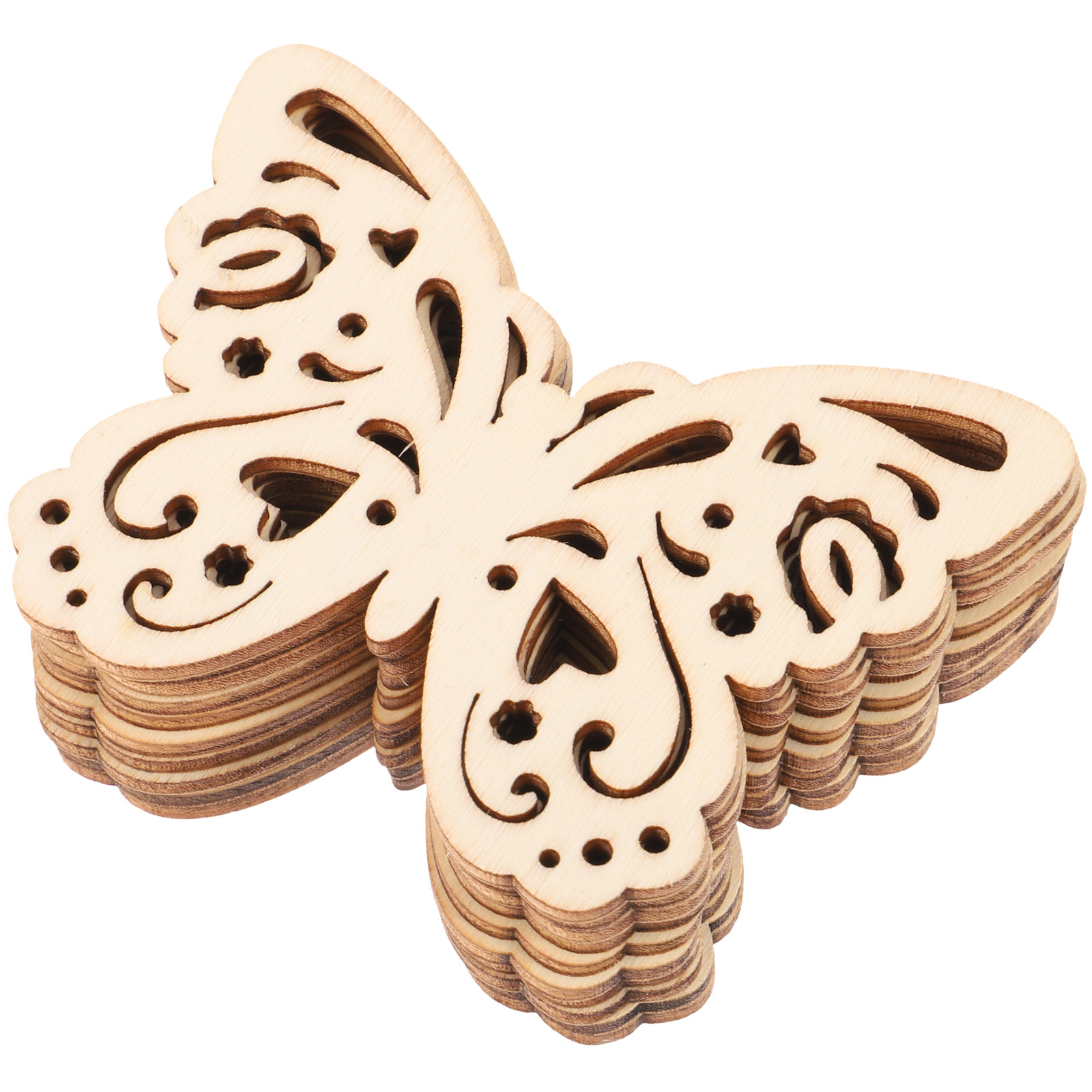 10Pcs 80Mm Natural Wood Slice  - Christmas Craft Embellishment recensie en prijs