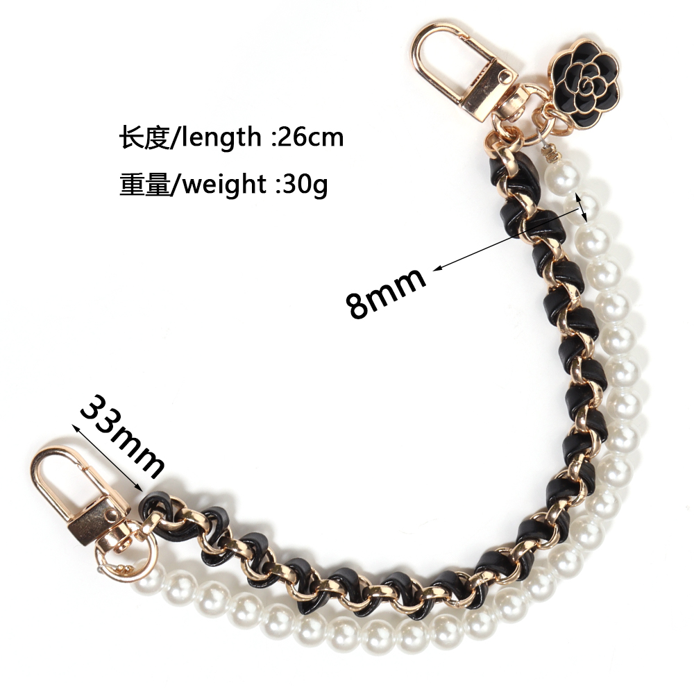1 Strand/Lot Leather Imitation - Pearl Trim Chain recensie en prijs