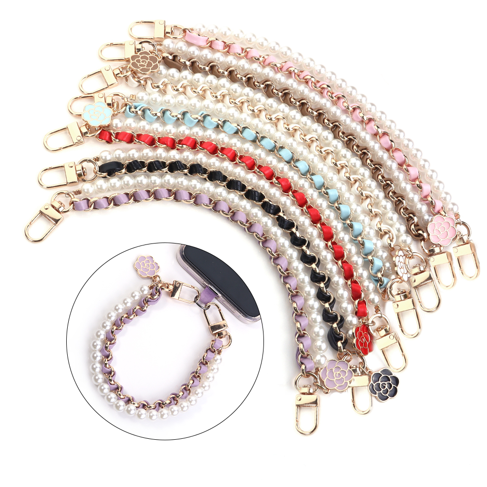 1 Strand/Lot Leather Imitation - Pearl Trim Chain recensie en prijs