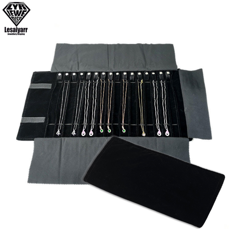 Travel Jewelry Organizer Roll  - Velvet Ribbon Roll recensie en prijs