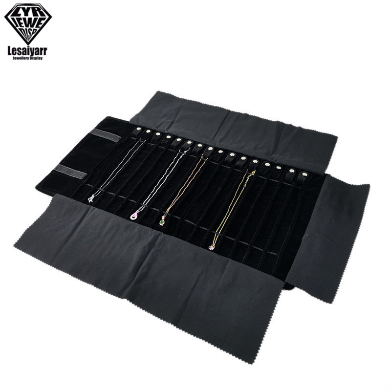 Travel Jewelry Organizer Roll  - Velvet Ribbon Roll recensie en prijs