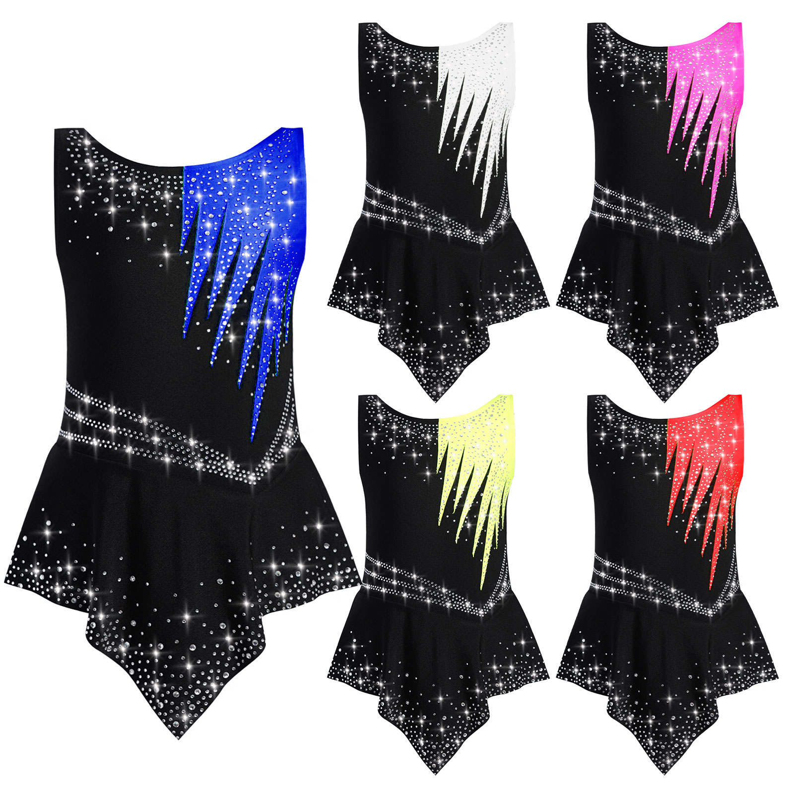 Girls Rhinestones Contrast Col - Rhinestone Banding Trim recensie en prijs