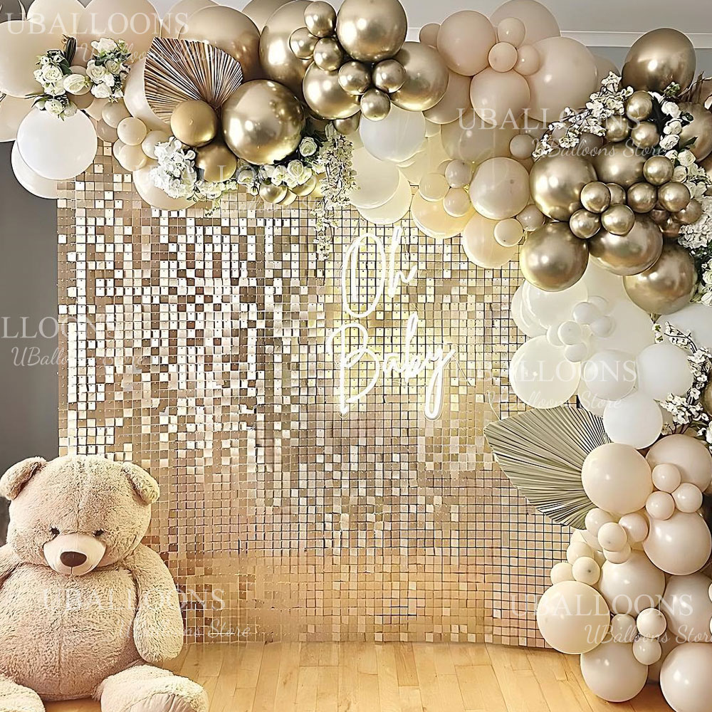 Matte Champagne Gold Backdrop  - Sequin Fabric Panel recensie en prijs