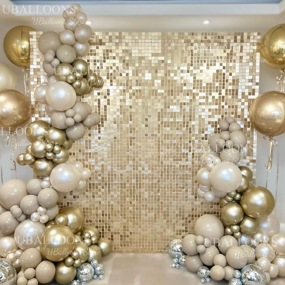 Matte Champagne Gold Backdrop  - Sequin Fabric Panel recensie en prijs