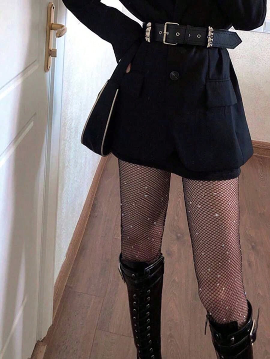 Women's Sheer Rhinestone Fishn - Crystal Mesh Fabric recensie en prijs
