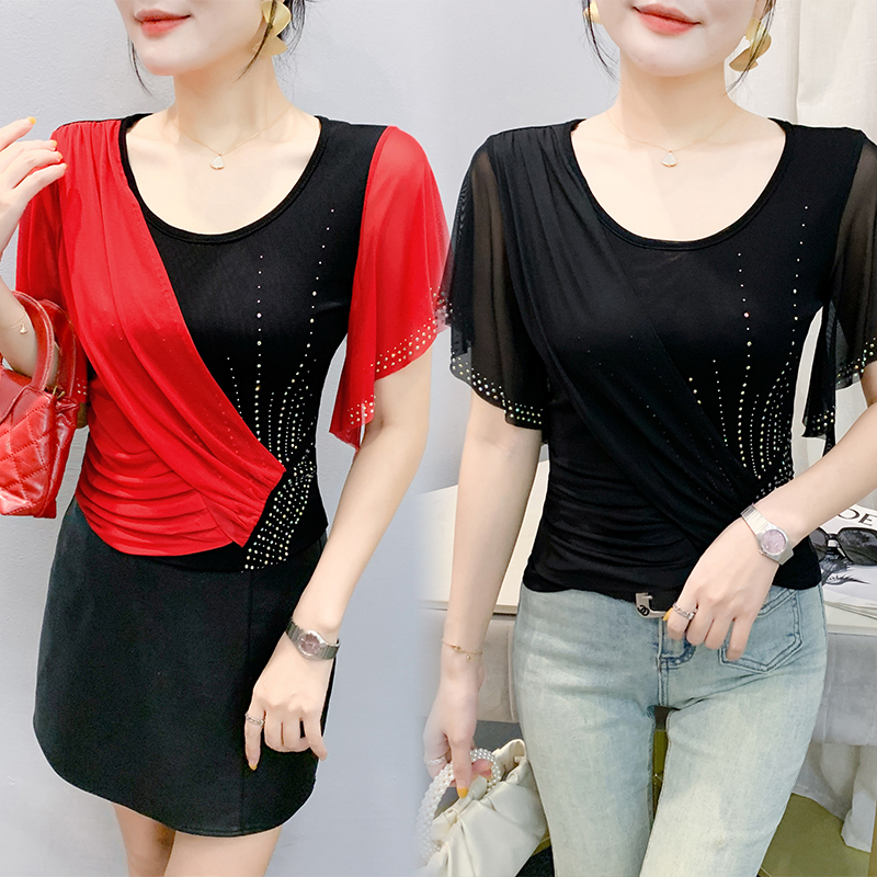 2025 Summer Women's Mesh Top:  - Beaded Trim Fringe recensie en prijs