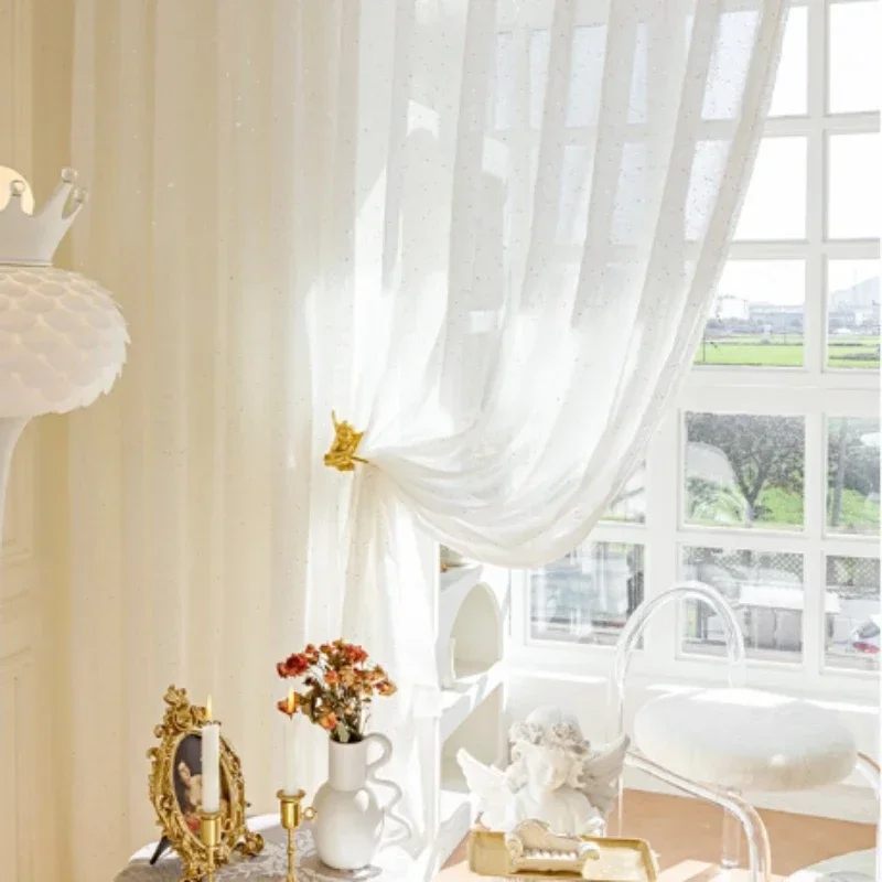 French Sheer Curtains for Livi - Sequin Fabric Panel recensie en prijs