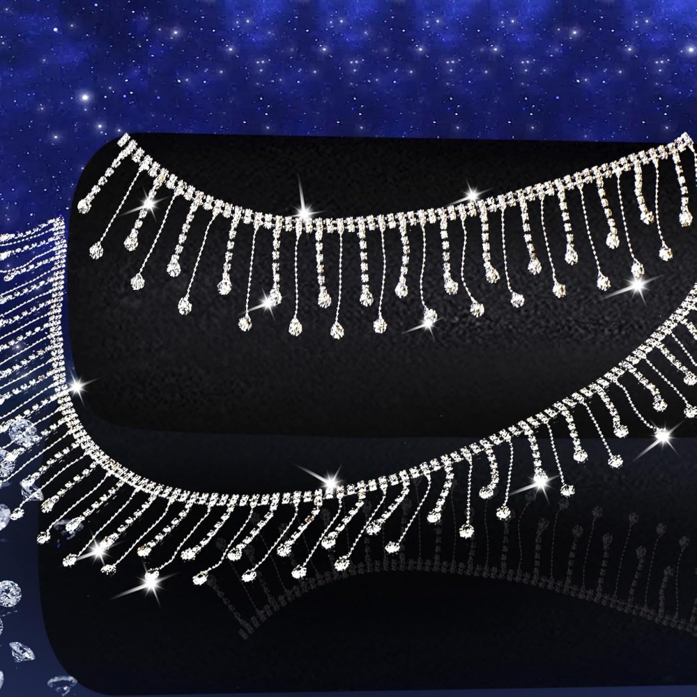 2 Yards Rhinestone Fringe Trim - Beaded Trim Fringe recensie en prijs
