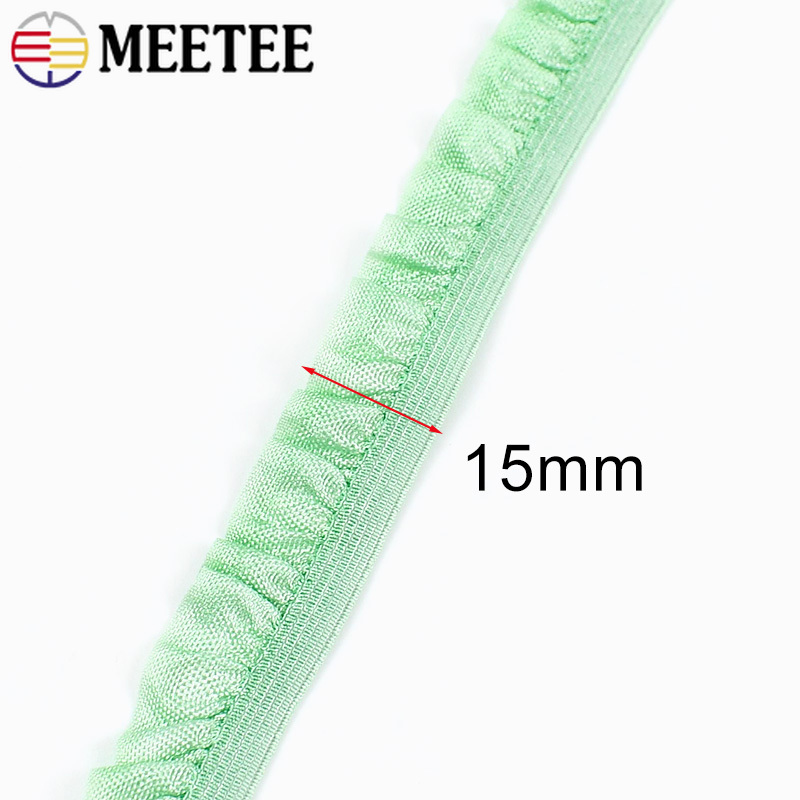 5/10/20M 15mm Ruffle Elastic R - Lace Ribbon Trim recensie en prijs