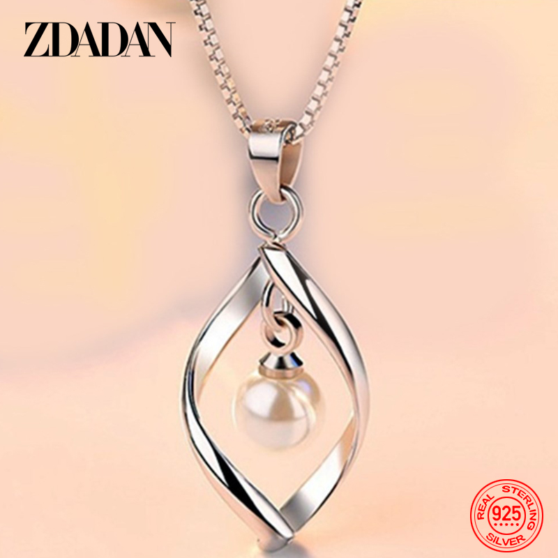 ZDADAN 925 Sterling Silver Hol - Pearl Trim Chain recensie en prijs