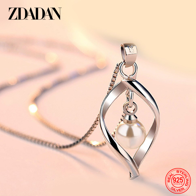 ZDADAN 925 Sterling Silver Hol - Pearl Trim Chain recensie en prijs