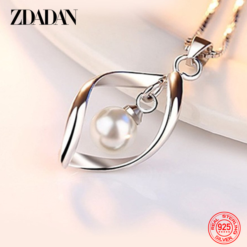 ZDADAN 925 Sterling Silver Hol - Pearl Trim Chain recensie en prijs