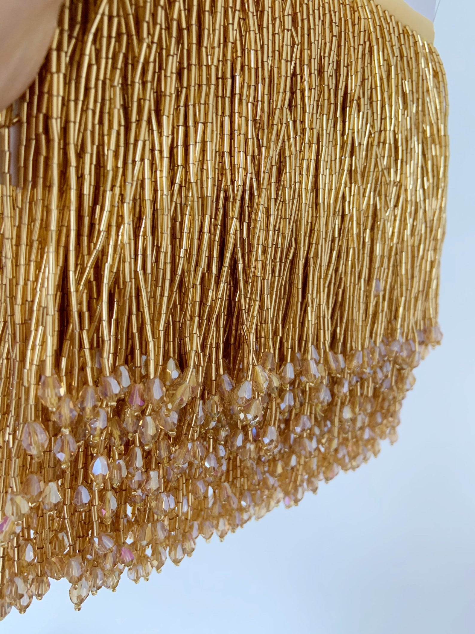 1 Yard Green Bead Fringe Tasse - Beaded Trim Fringe recensie en prijs