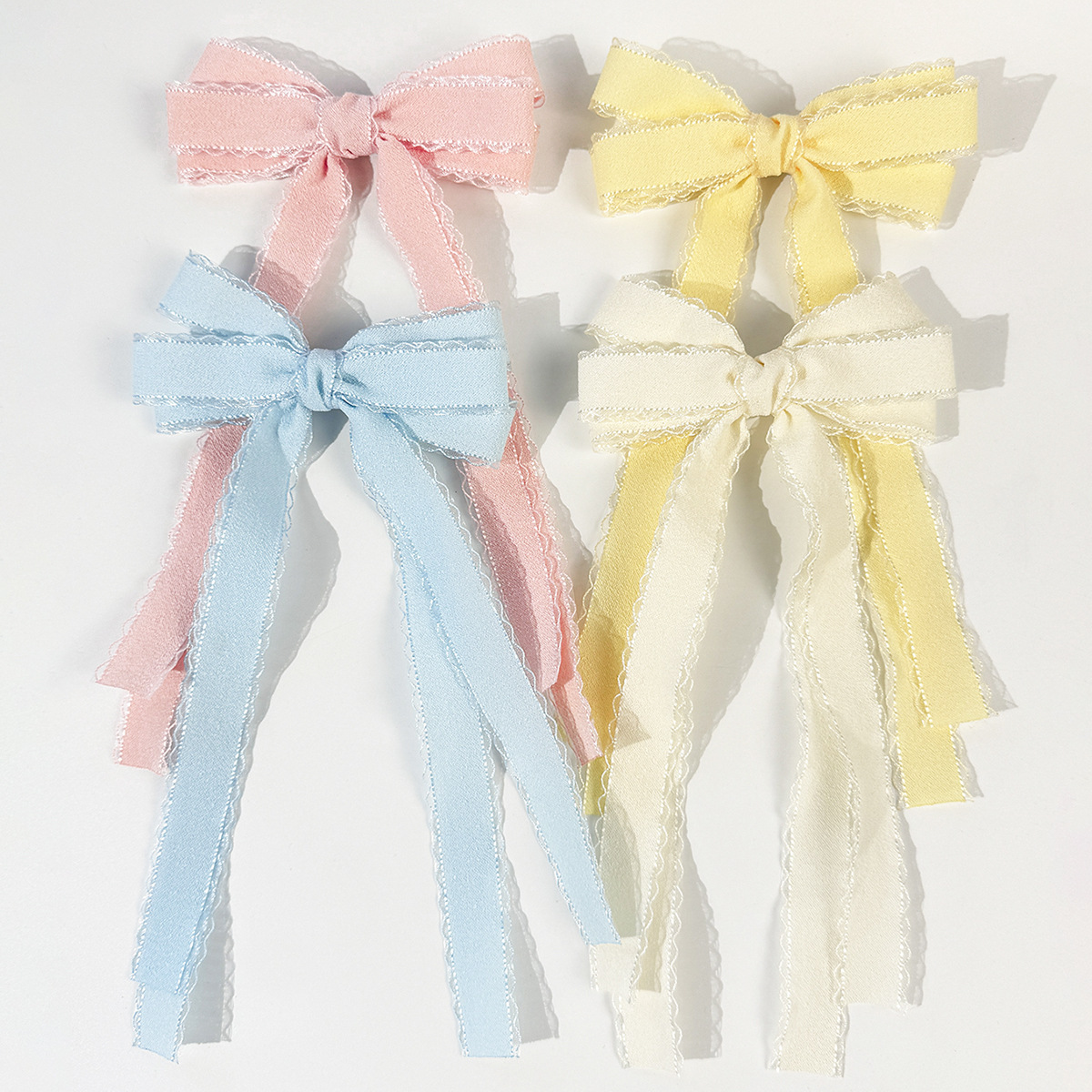Bulk 20pc Long Tassel Hair Cli - Lace Ribbon Trim recensie en prijs