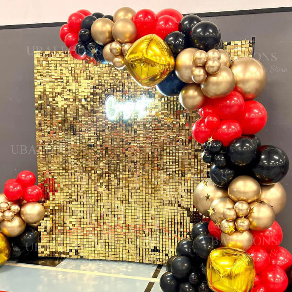 Champagne Gold Shimmer Backdro - Sequin Fabric Panel recensie en prijs