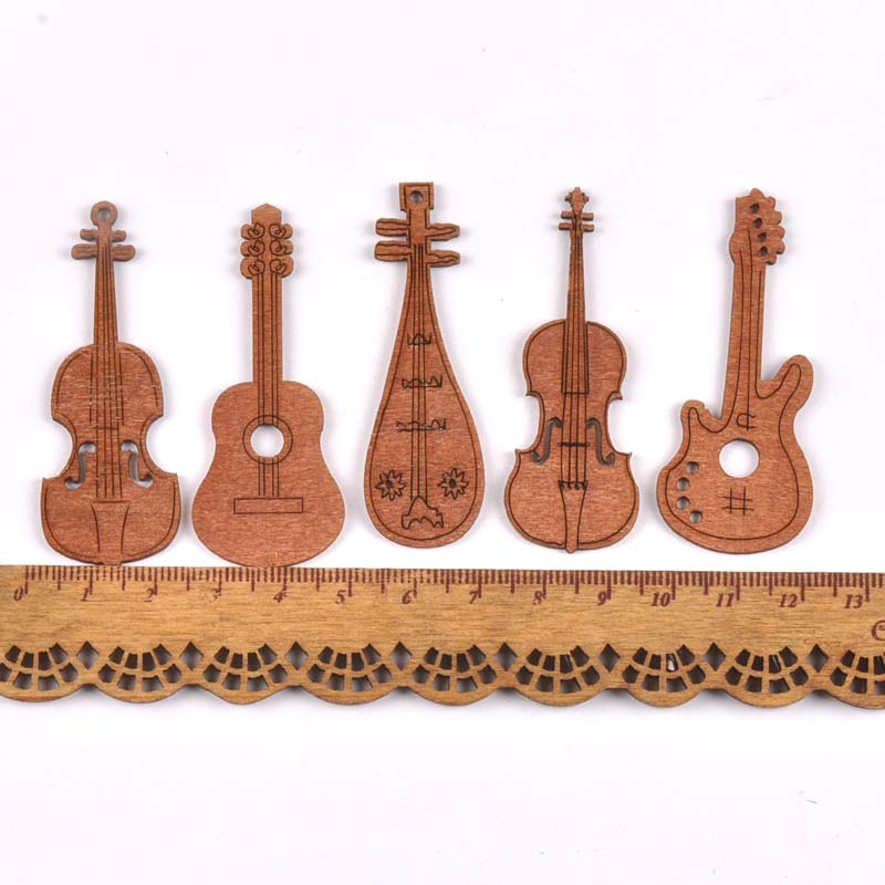 20Pcs/set Wood Handicraft guit - Embellishments For Scrapbooking recensie en prijs