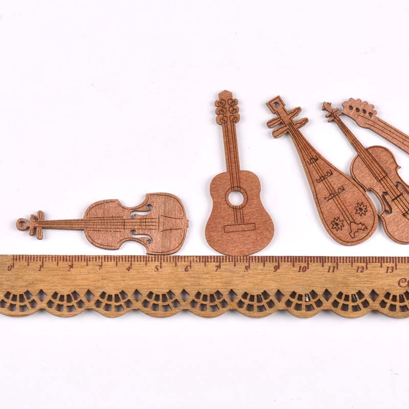 20Pcs/set Wood Handicraft guit - Embellishments For Scrapbooking recensie en prijs