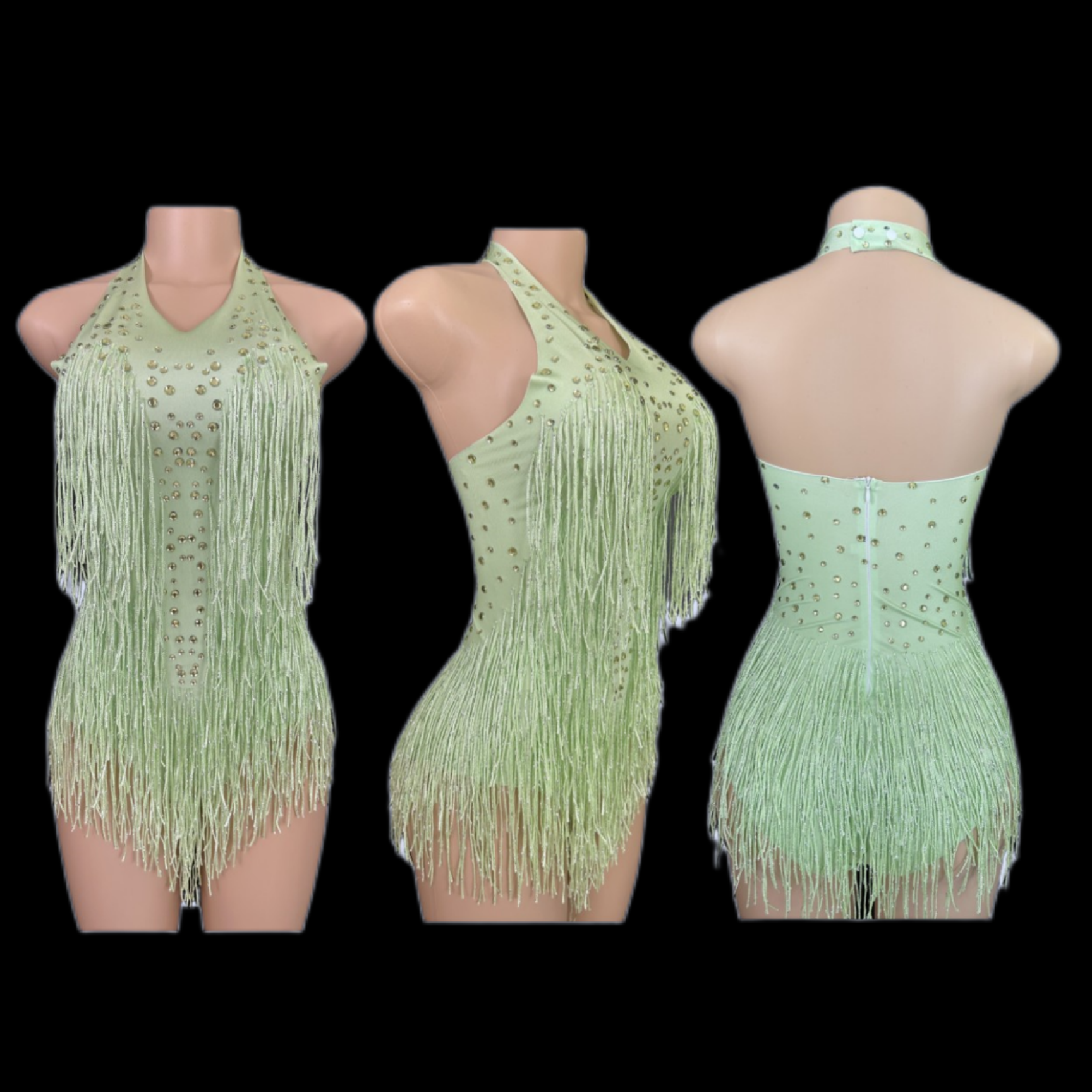 Sparkly Rhinestones Fringe Bod - Rhinestone Banding Trim recensie en prijs