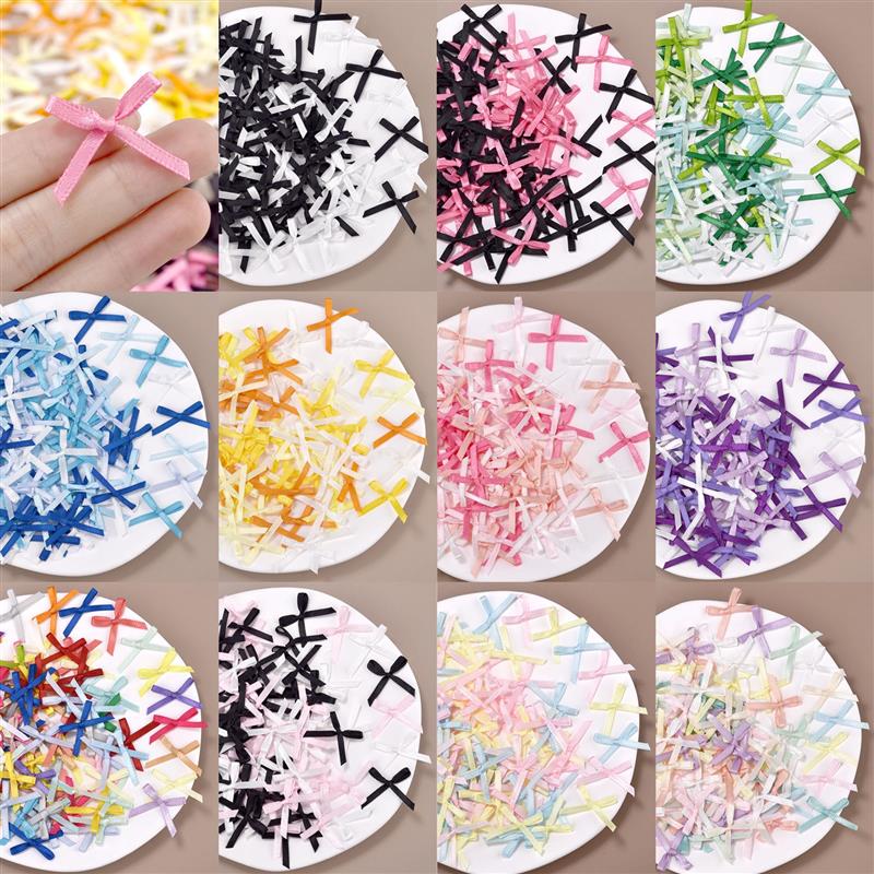 100Pcs 3mm Ribbons Mini Satin  - Christmas Craft Embellishment recensie en prijs