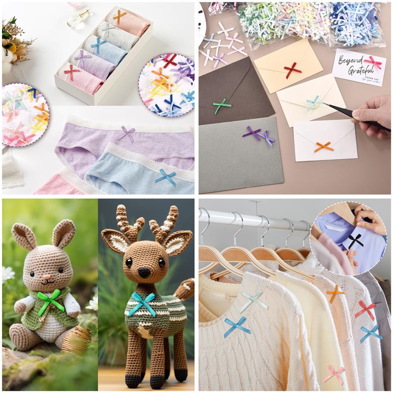 100Pcs 3mm Ribbons Mini Satin  - Christmas Craft Embellishment recensie en prijs