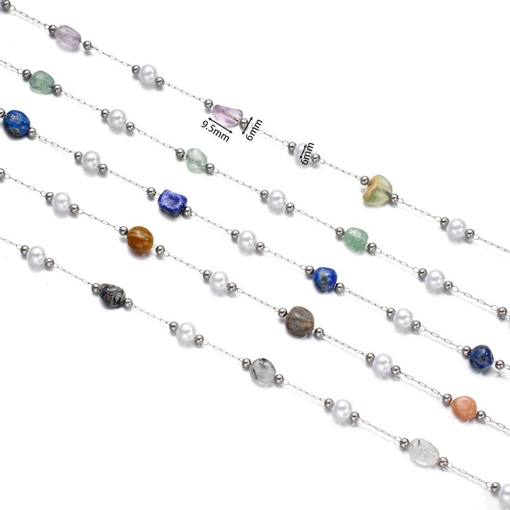 1Meter/Lot Stainless Steel Irr - Pearl Trim Chain recensie en prijs