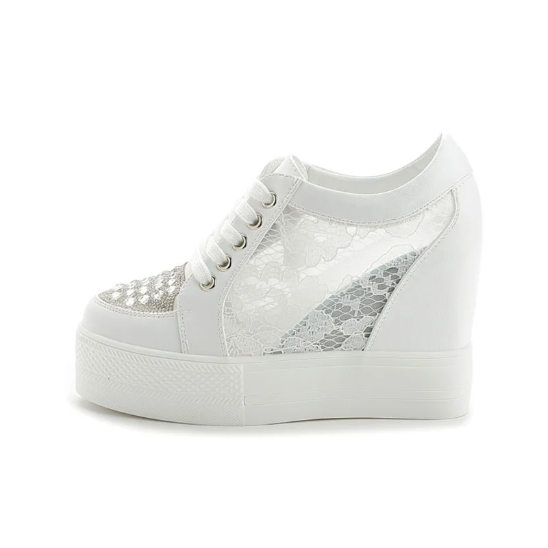 Fashion Sneakers Women Platfor - Crystal Mesh Fabric recensie en prijs