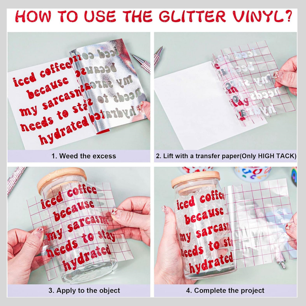Smart Glitter Adhesive Vinyl f - Glitter Vinyl Roll recensie en prijs