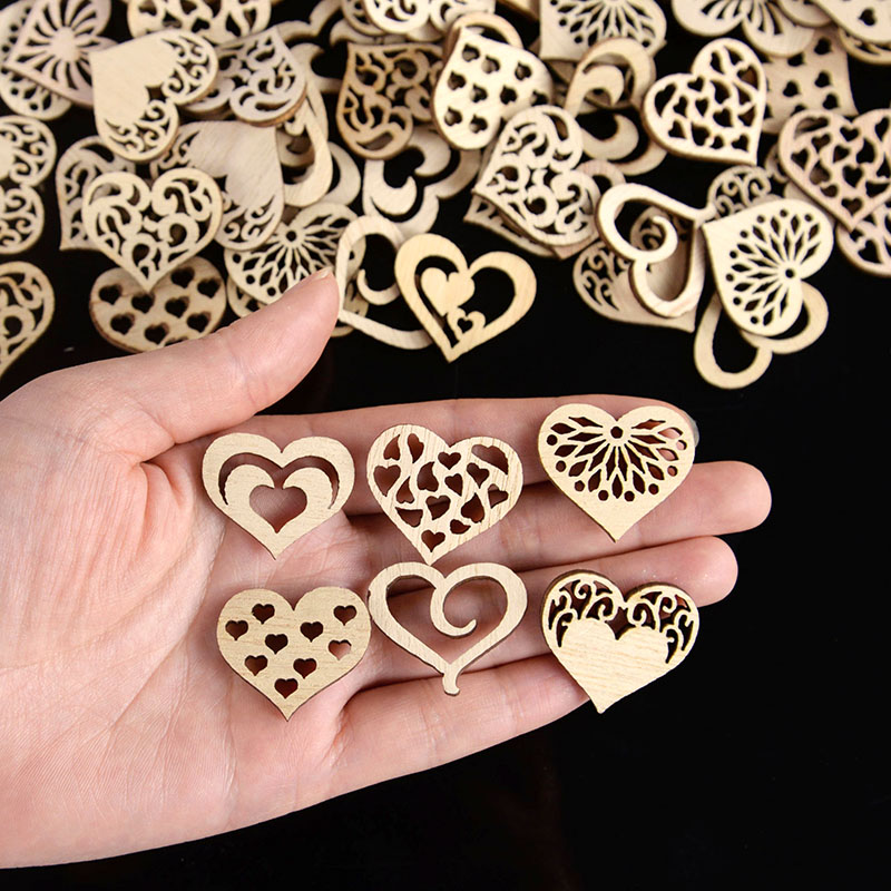 50/100pcs Hollowed Heart Patte - Embellishments For Scrapbooking recensie en prijs