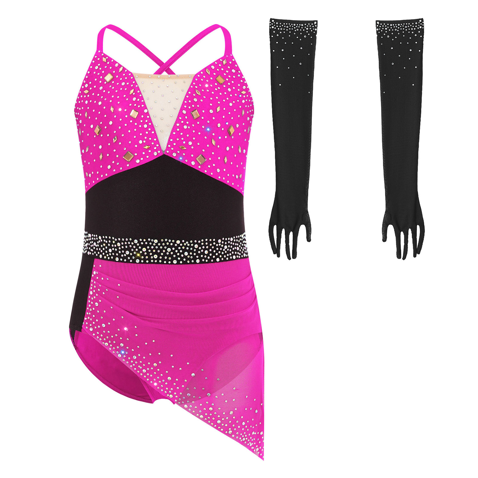 Teen Girls Shiny Rhinestones L - Rhinestone Banding Trim recensie en prijs