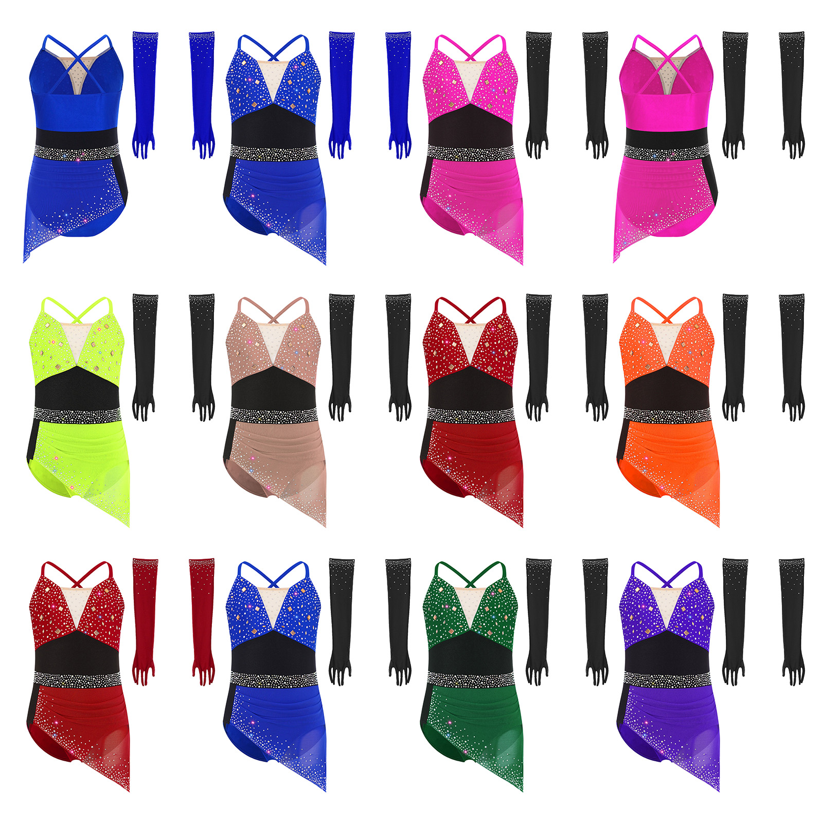 Teen Girls Shiny Rhinestones L - Rhinestone Banding Trim recensie en prijs