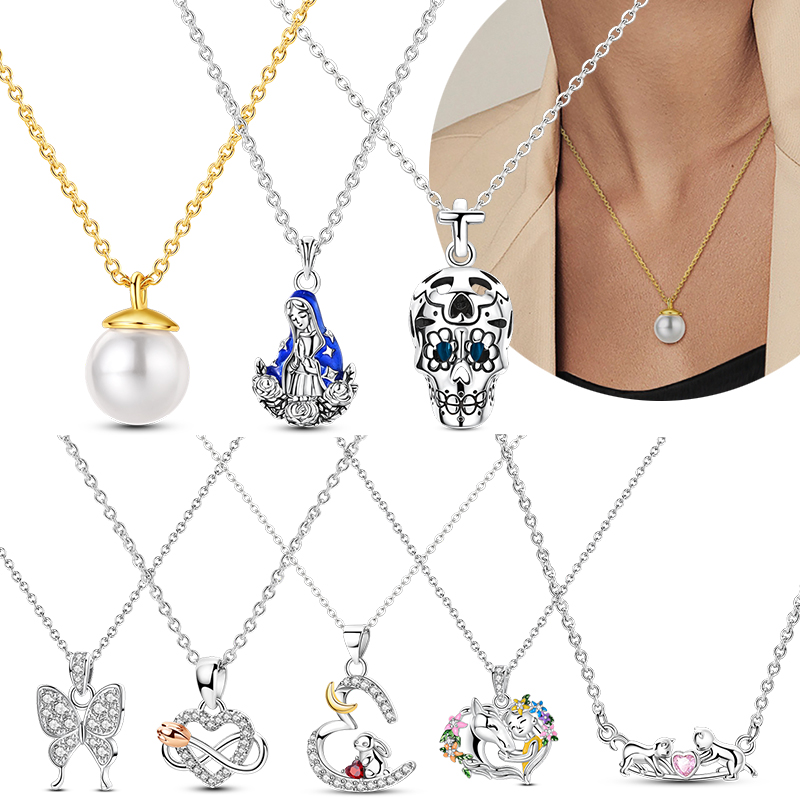Original 925 Sterling Silver N - Pearl Trim Chain recensie en prijs