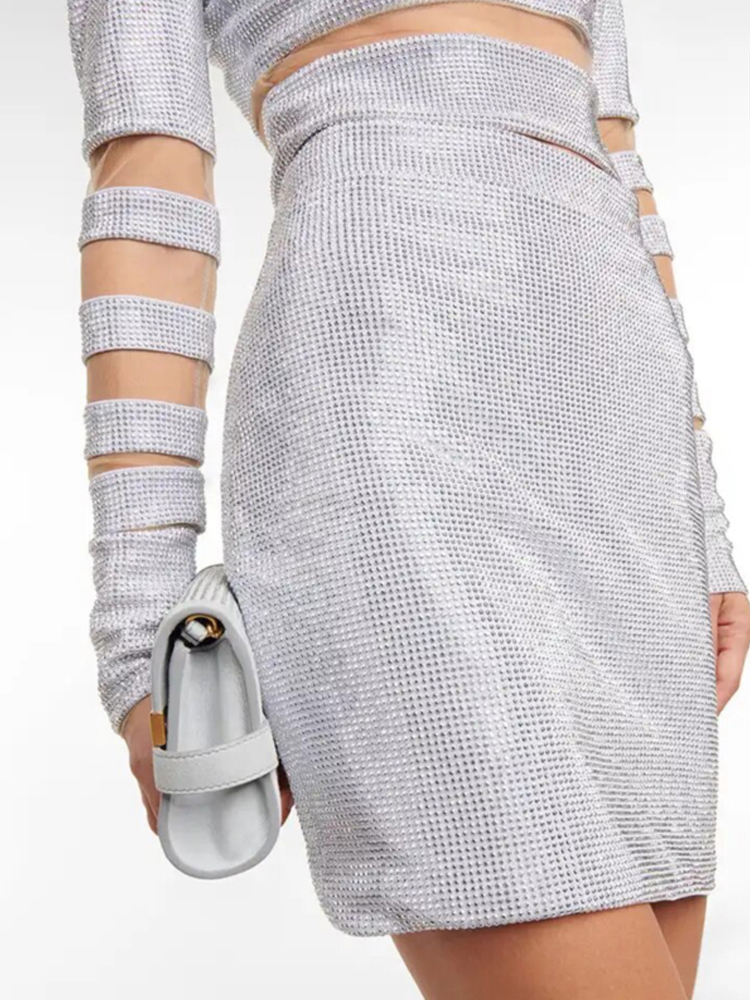 Sexy Two Piece Mesh Panel Band - Sequin Fabric Panel recensie en prijs