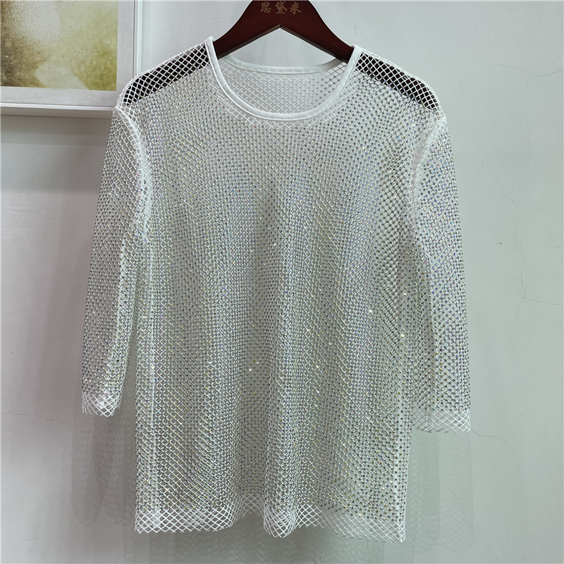 ColorShiny Diamonds  Electric  - Crystal Mesh Fabric recensie en prijs