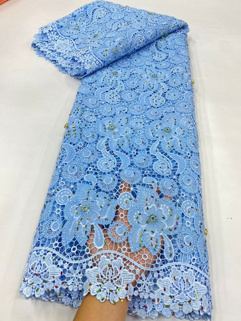 Latest Cord Guipure Lace Fabri - Crystal Mesh Fabric recensie en prijs