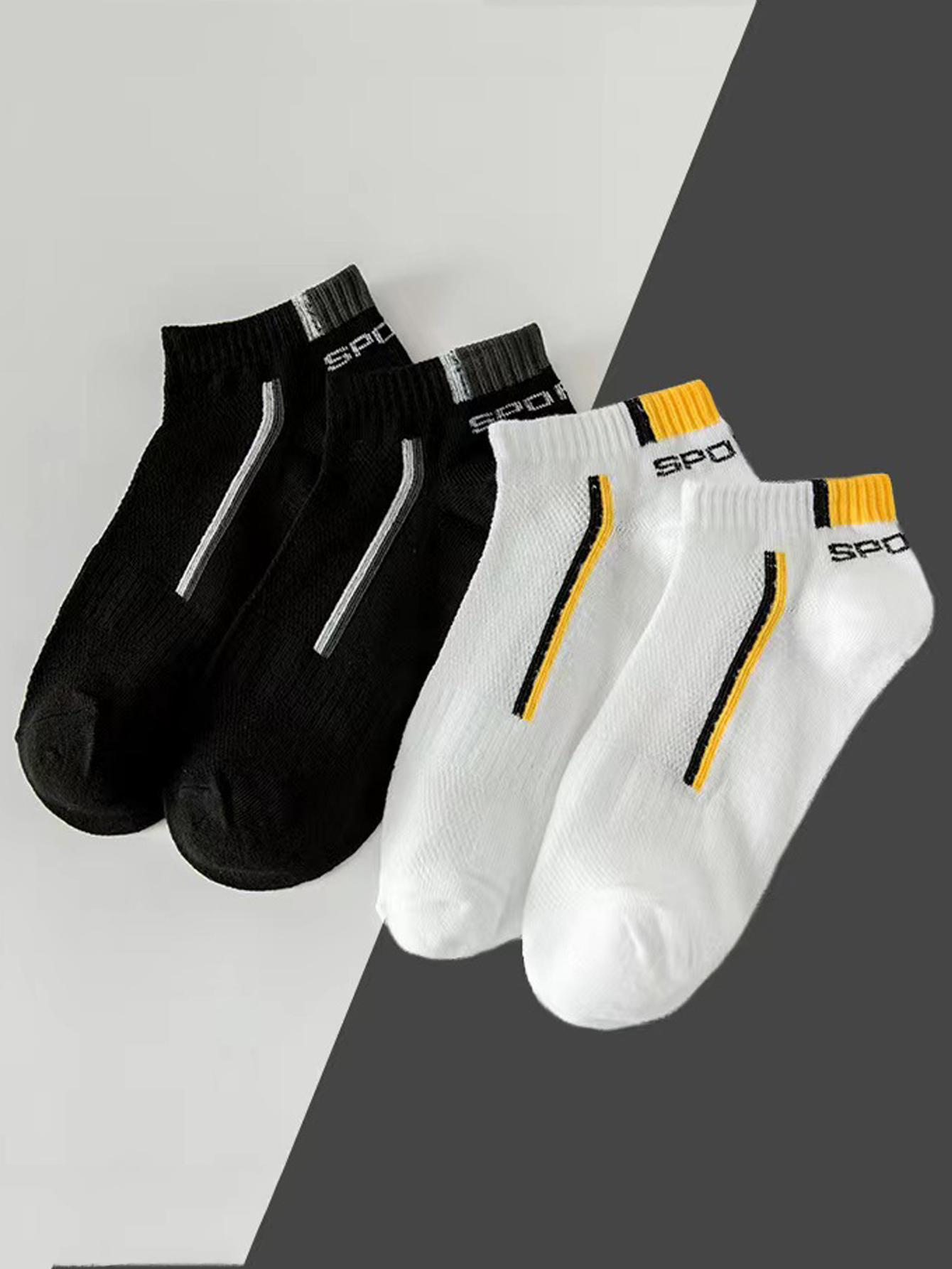 5/40 Pairs Mens Ankle Boat Soc - Embellish Knit recensie en prijs