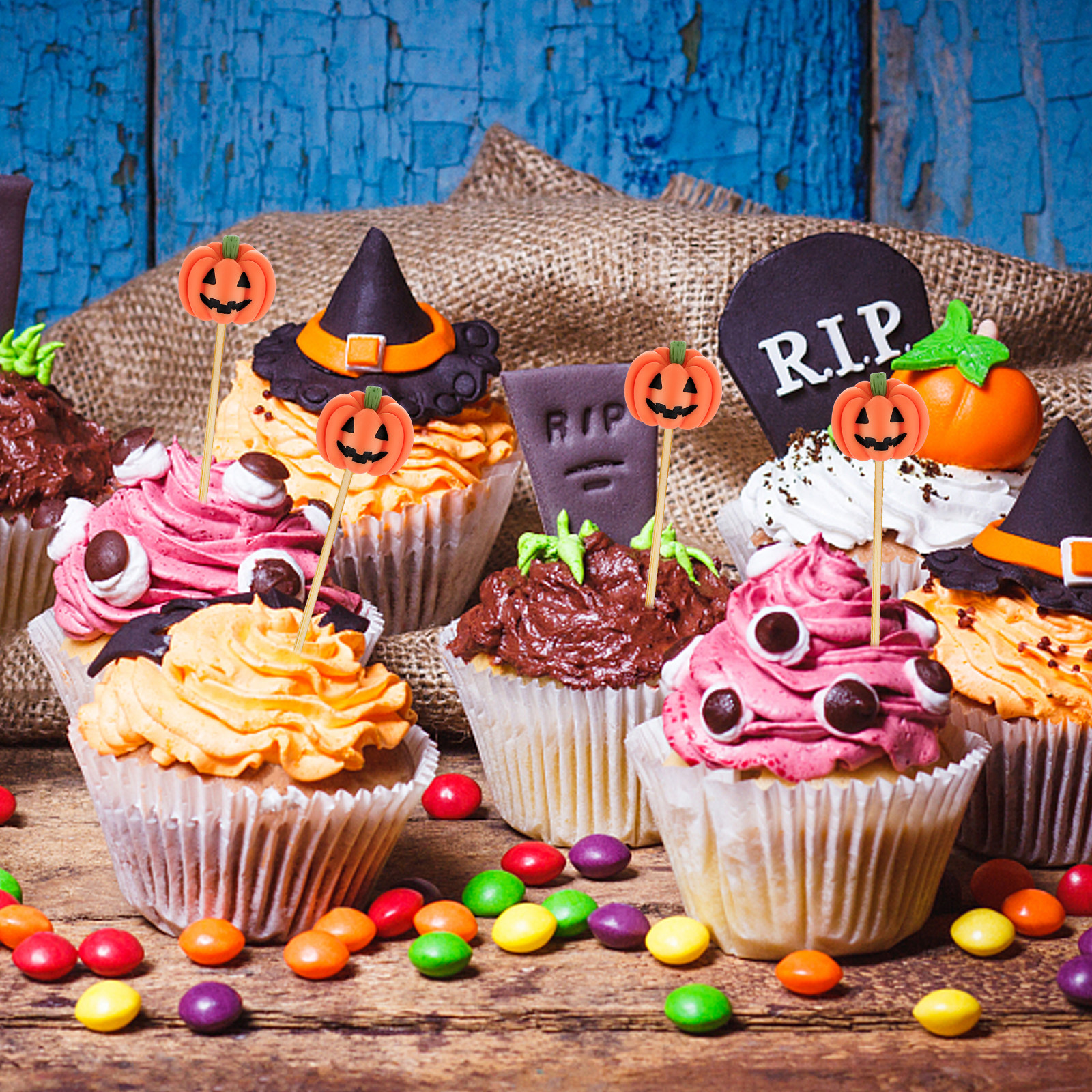 20Pcs Halloween Resin Pumpkin  - Embellishments For Scrapbooking recensie en prijs