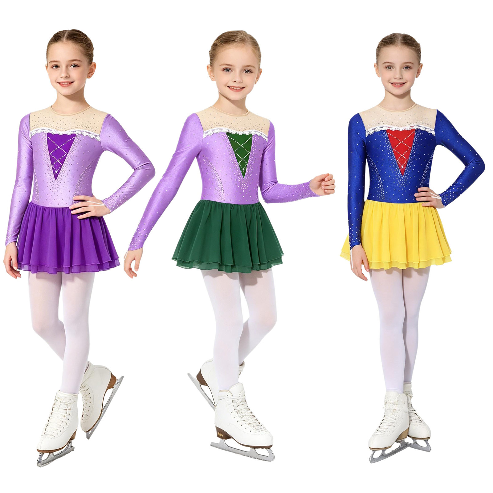 6-16Y Girls Princess Dance Dre - Rhinestone Banding Trim recensie en prijs