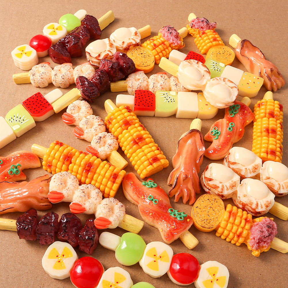 4pcs Simulation Foood Barbecue - Embellishments For Scrapbooking recensie en prijs