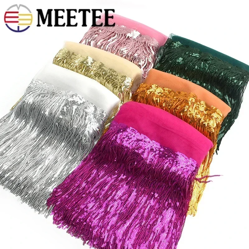 2/5/10Yards Sequin Embroidery  - Beaded Trim Fringe recensie en prijs