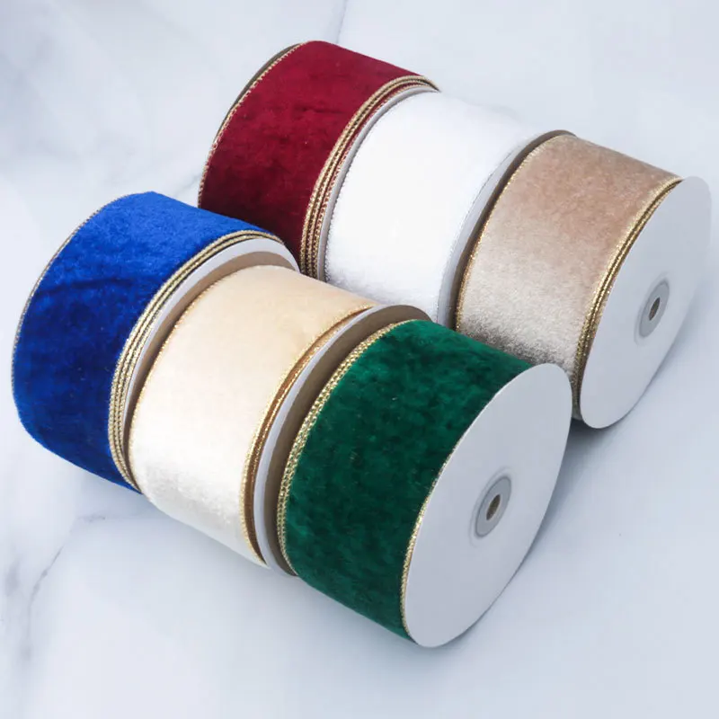 50MM Wired Edge Reversible Vel - Velvet Ribbon Roll recensie en prijs