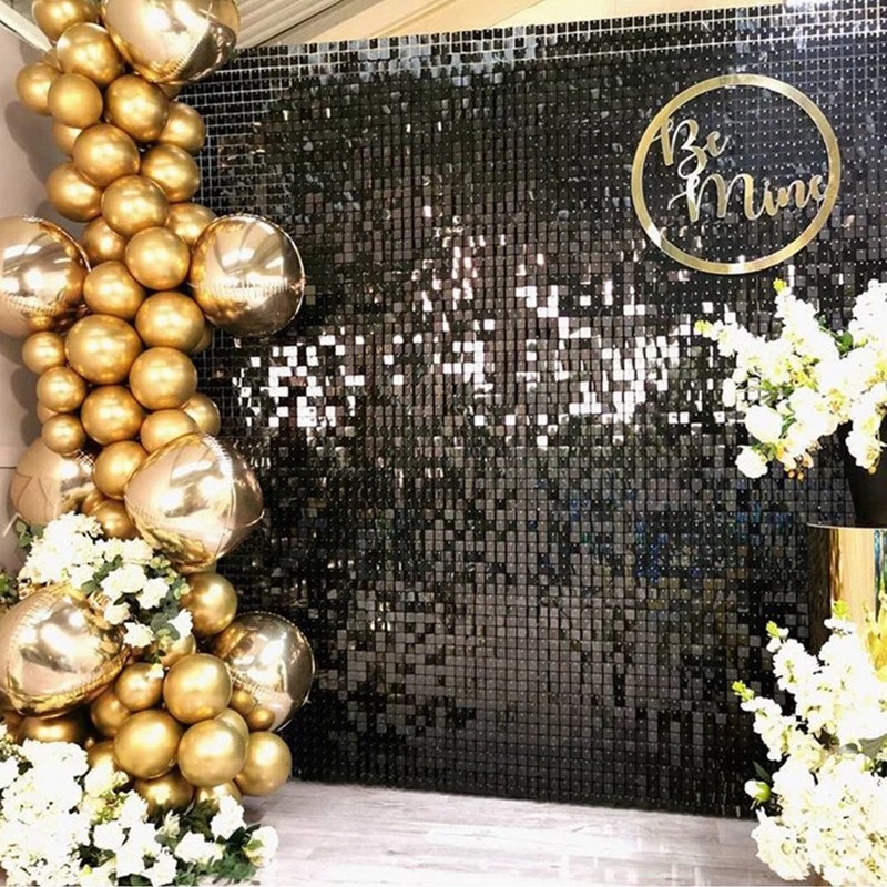 12/16/18/24PCS Shimmer Wall Ba - Sequin Fabric Panel recensie en prijs