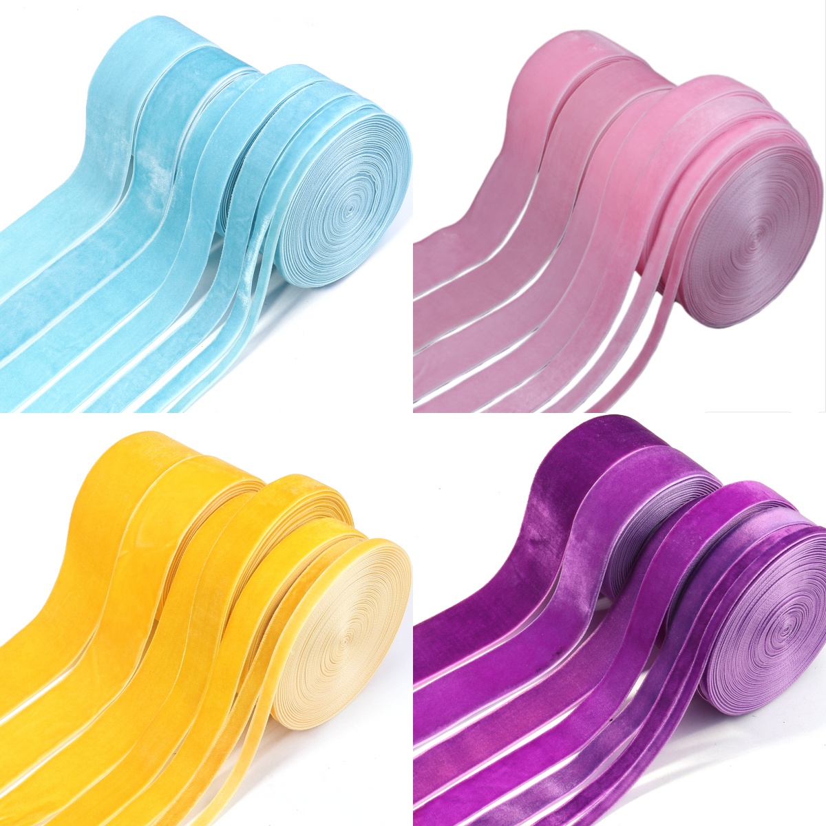 5-10yards/roll Velvet Ribbons  - Velvet Ribbon Roll recensie en prijs