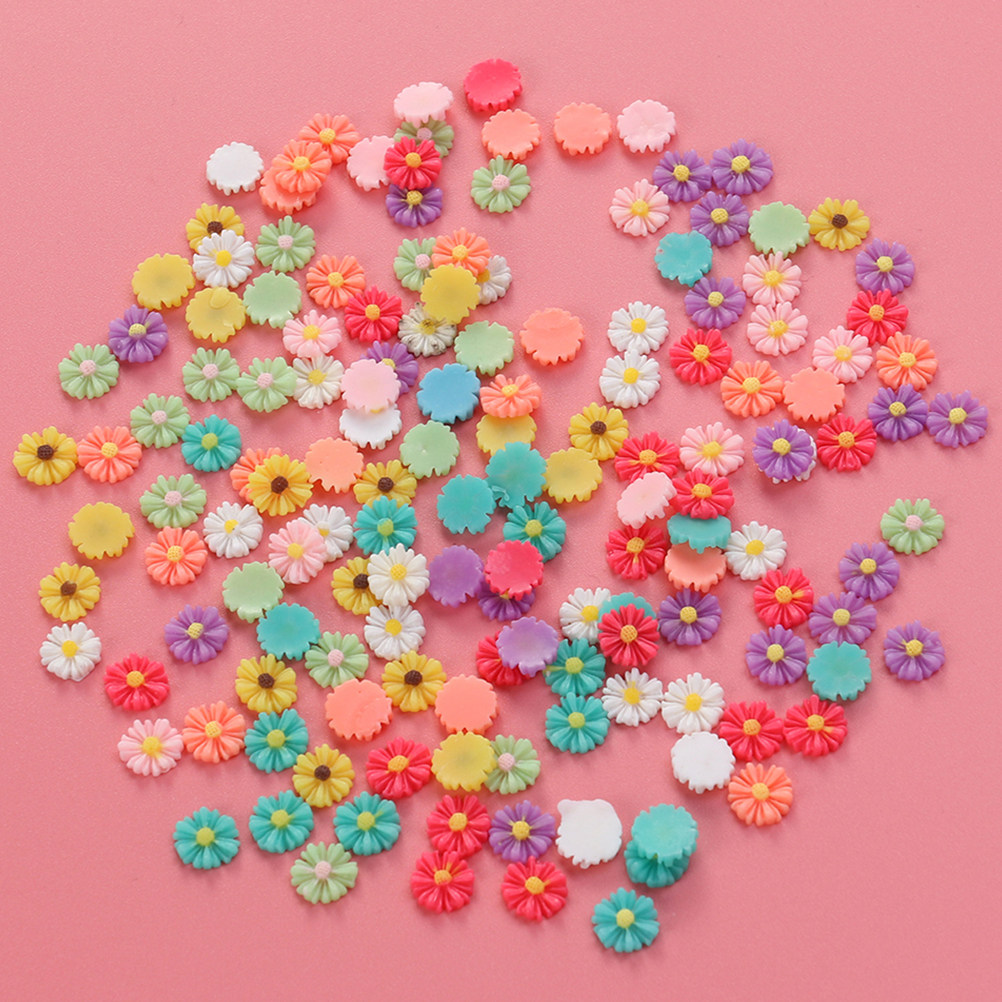 50Pcs 9Mm Small Daisy Resin Fl - Embellishment Crafts recensie en prijs