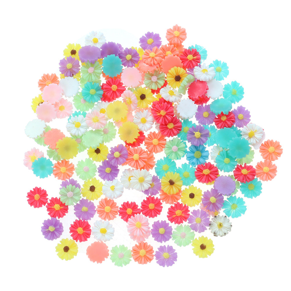 50Pcs 9Mm Small Daisy Resin Fl - Embellishment Crafts recensie en prijs