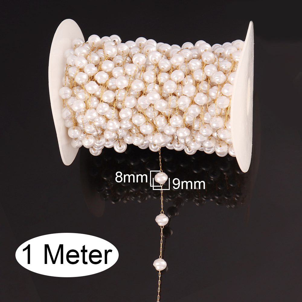1Meters Stainless Steel Chain  - Pearl Trim Chain recensie en prijs